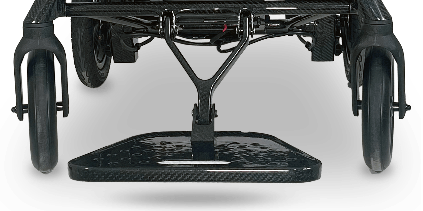 CLUPJazzyCarbon-Front Jazzy Carbon Foot Stand
